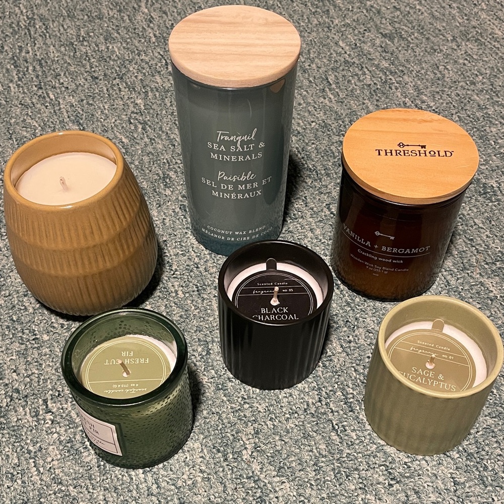 Candles 6 candles - NWT - see photos